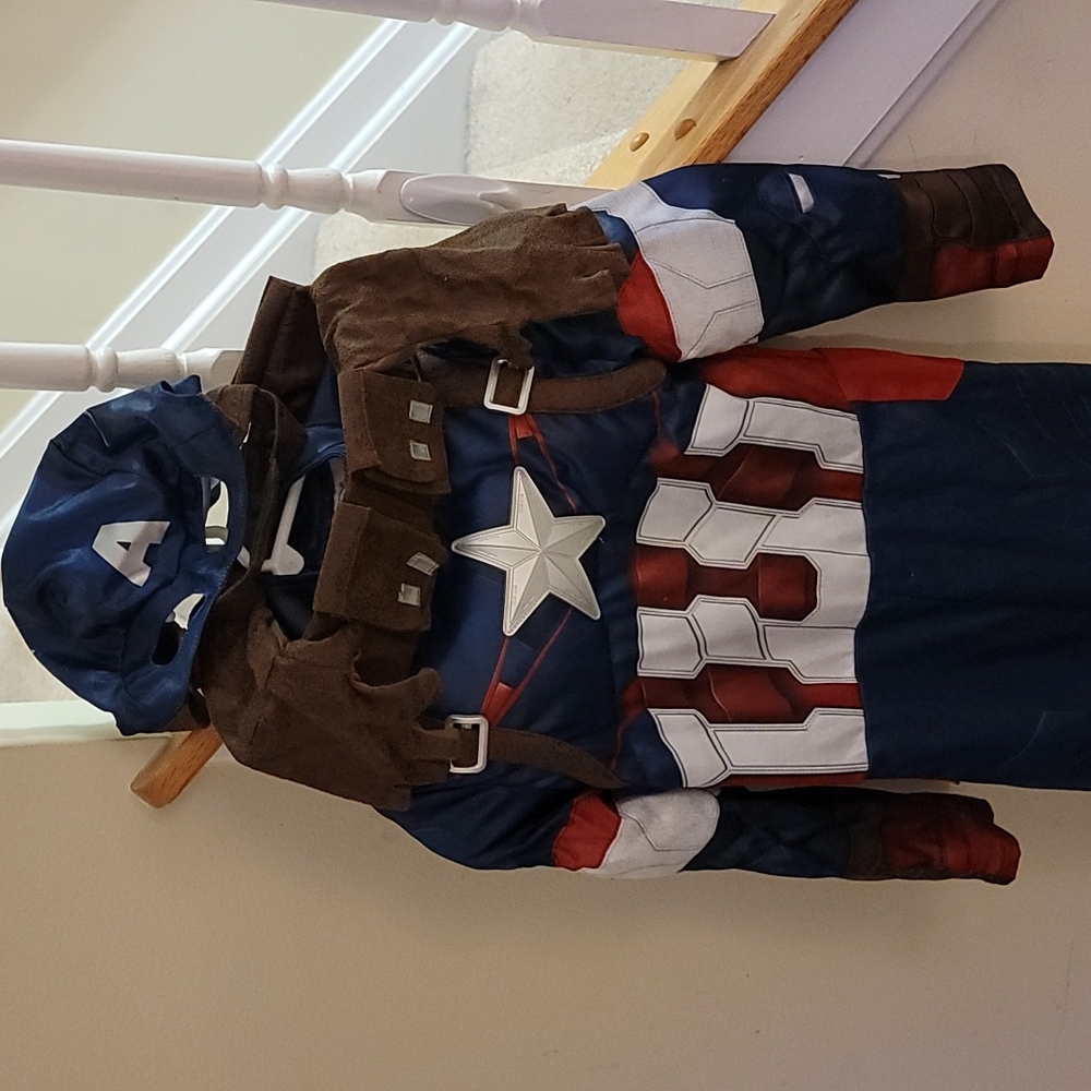Marvel Captain America Costume with mask & accessories